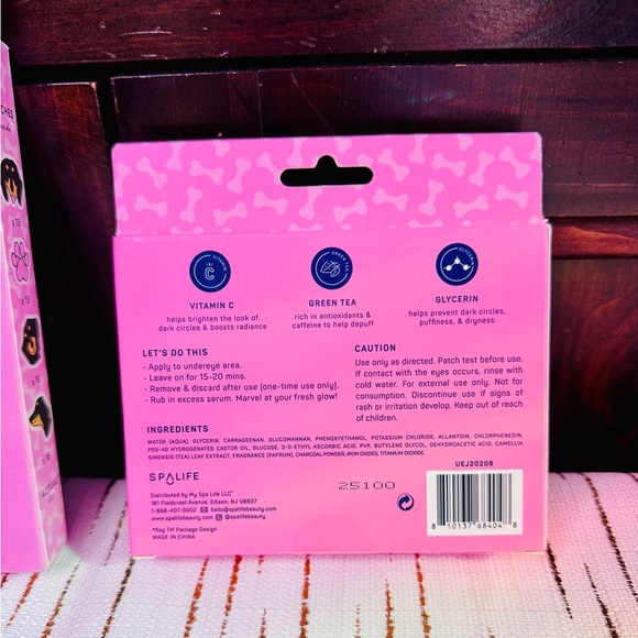 LAST SET!! SpaLife Dachshund Skincare Set – Pimple Patches + Undereye Masks 🐾✨ - Picture 5 of 7